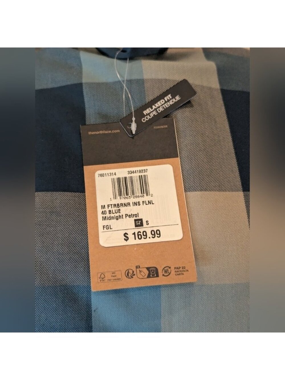 The North Face Afterburner Insulated Reversible  Jacket Mens S Women M/L - Picture 14 of 15